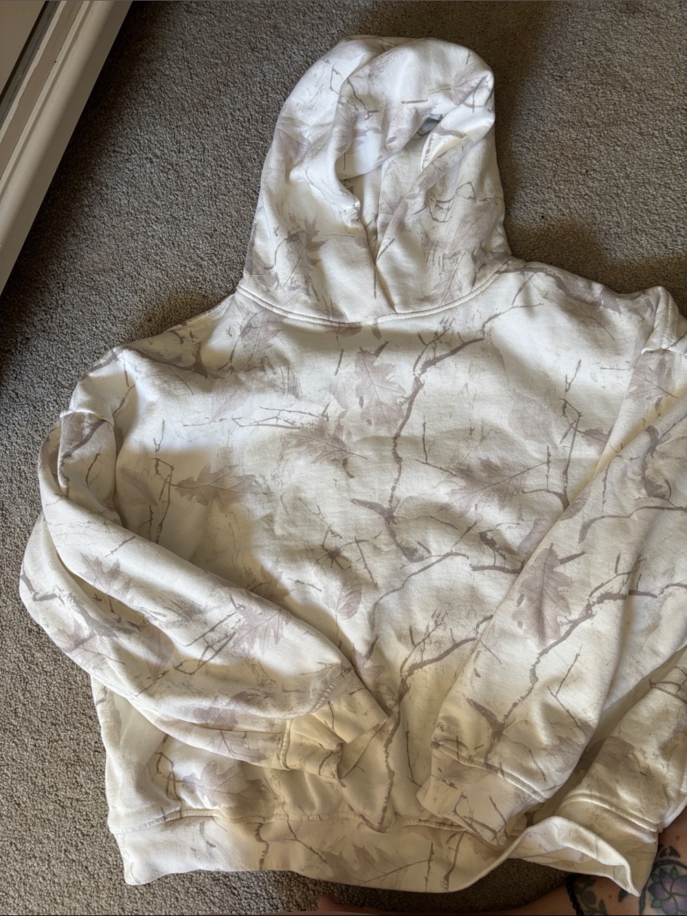 Garage Neutral Hoodie - Cream & Taupe